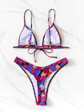 Conjunto de bikini con estampado floral
